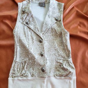 BKE Cotton Damask Vest